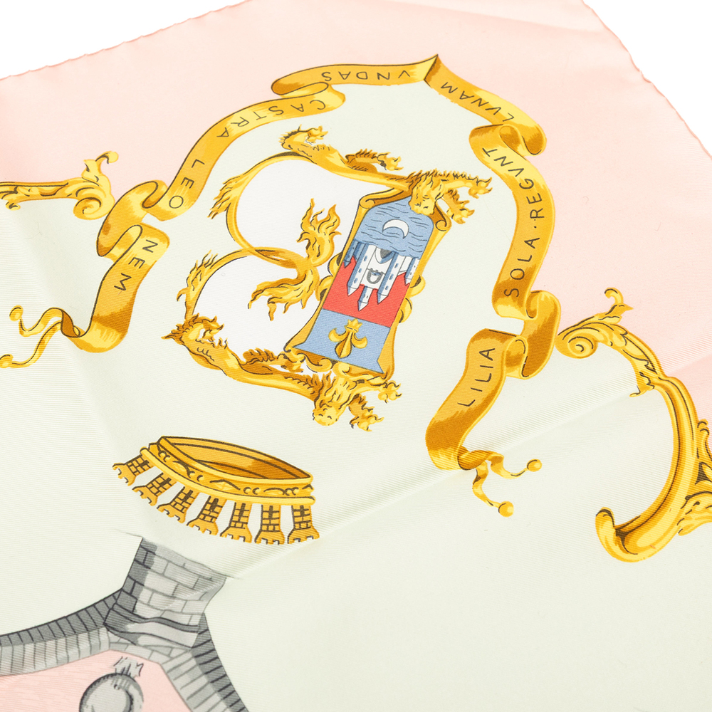 Pre-Loved Hermes Bordeaux Porte Oceane Silk Scarf 90 - Picture 6 of 7